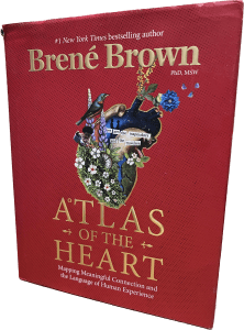 Cover of the book atlas of the heart by brene brown